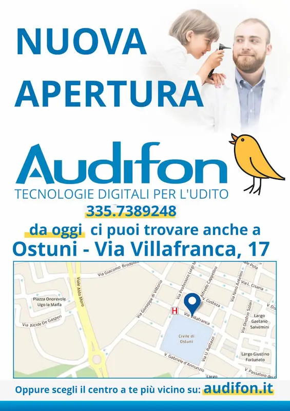 Nuovo centro Audifon a Ostuni